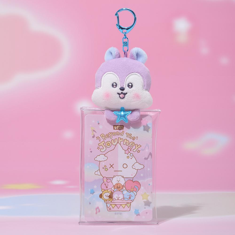 [[LINE FRIENDS] BT21 Beyond The Journey Прозрачный чехол-кошелек для кук Брелок