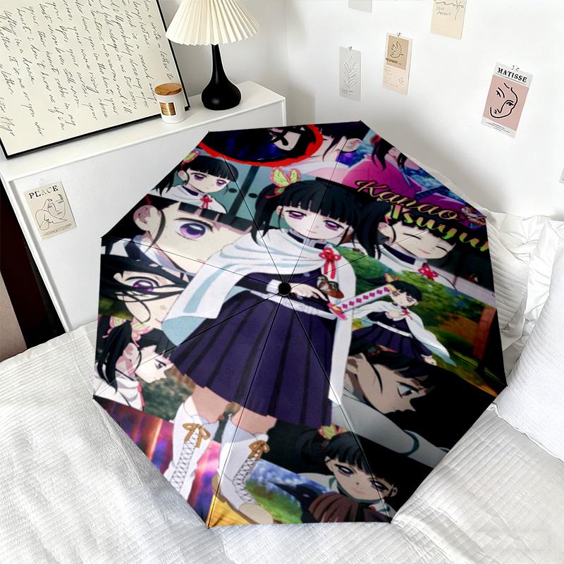 Japanese-style cartoon Demon Slayer Kamado Tanjiro & Kamado Nezuko umbrella including home travel and outdoor activities Multi functional umbrella 31