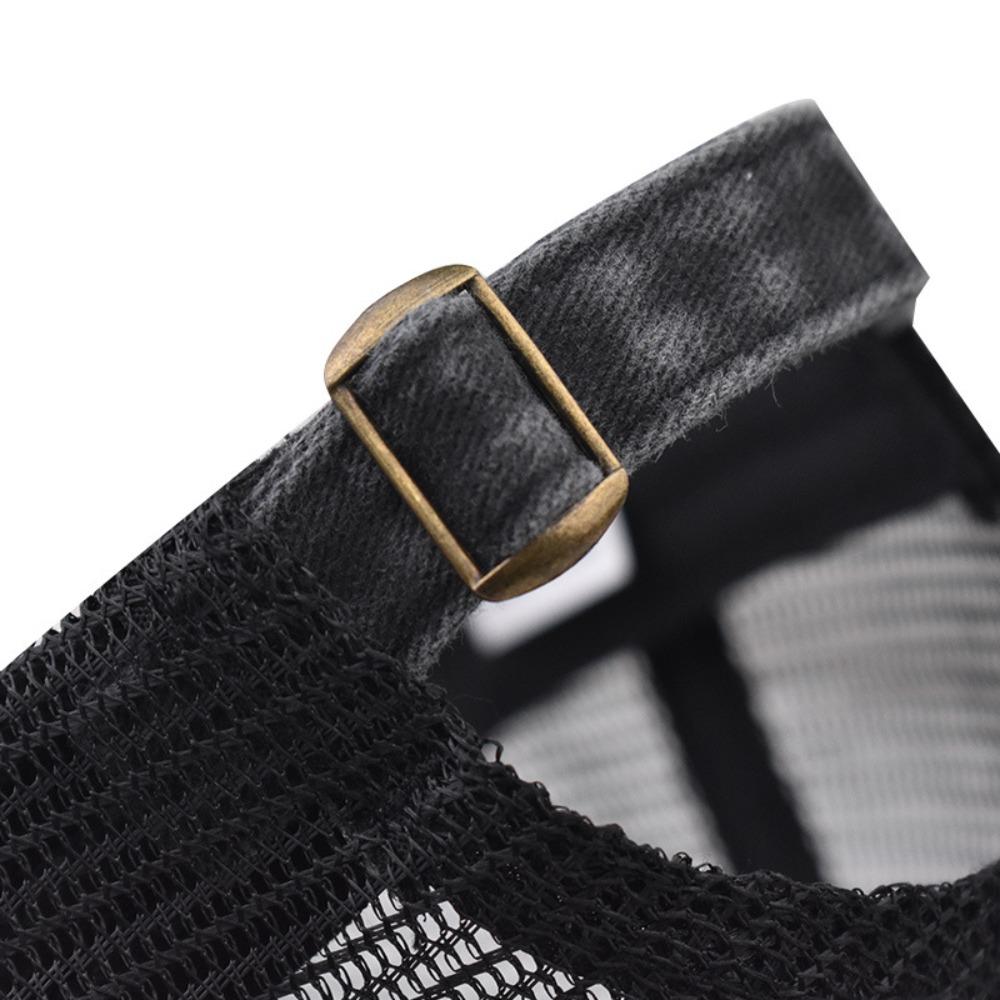 Бейсболка из стираного хлопка, джинсовая сетчатая кепка, винтажная спортивная кепка для женщин