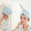Love Little Bear Coral Fleece Absorbent Dry Hair Cap Quick-Drying Shampoo Dry Towel Prevents Hair From Falling Out