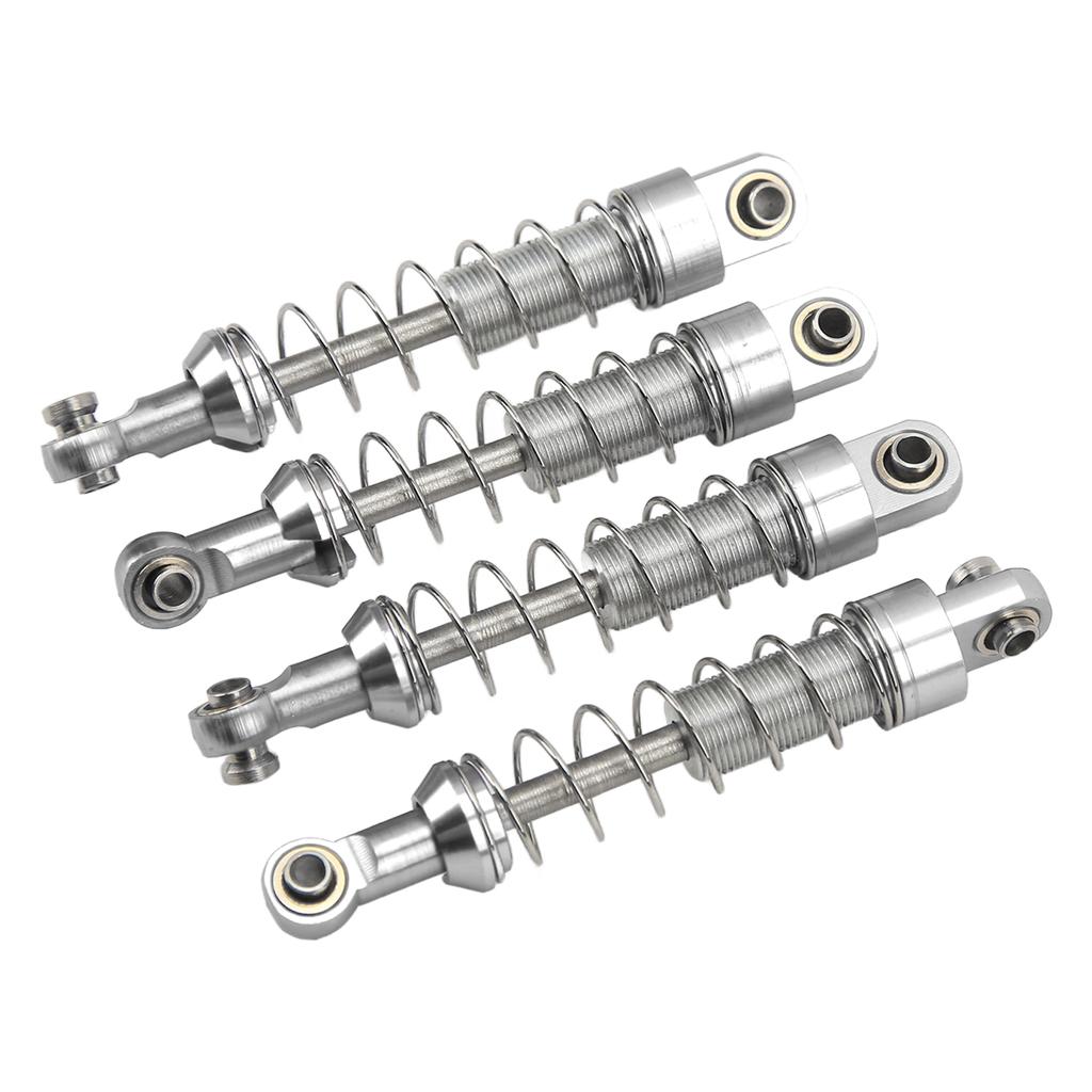 2 Pairs Aluminum Alloy Shock Absorber 60mm RC Car Modification Parts for WPL C14 C24 MN D90 99S