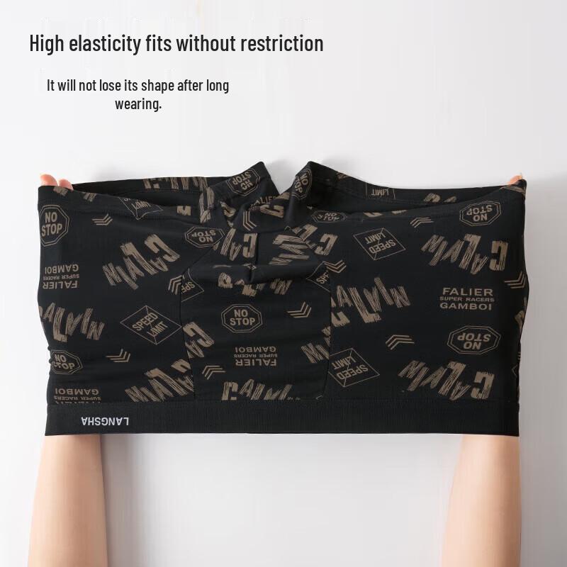 LANGSHA Мужские боксеры-брифы из антибактериального хлопка 7A