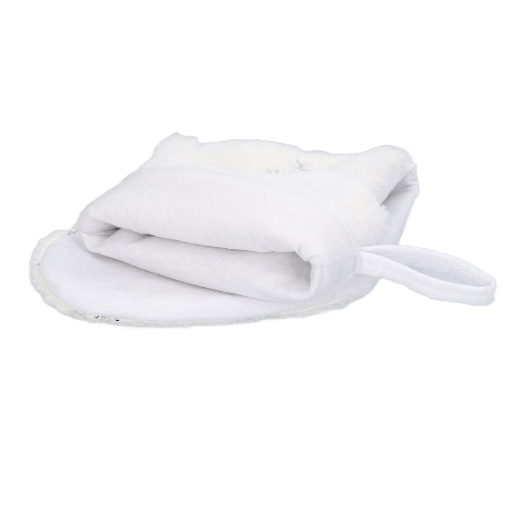 Подвеска в виде рождественского носка из полиэстера с вышитым узором в виде снежинки, украшение на рождественскую елку