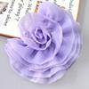 1Pc Manual Personality Clothing Accessories DIY Accessories Irregular Fashion Flower Decoration Three-dimensional Organza