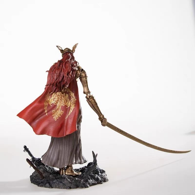 ELDEN RING Маления Клинок Микеллы Аниме Фигурка Валькирия Фигурка 24 см ПВХ Статуя Модель Коллекция Декор для стола Игрушка для детей Подарки