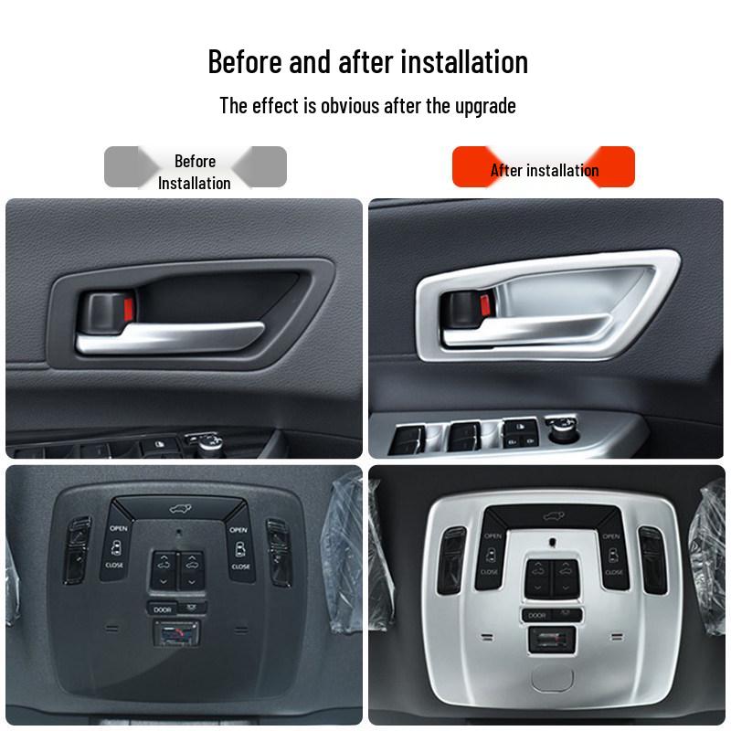 Декоративные наклейки на вентиляционные отверстия салона Toyota Sienna Матовый серебристый