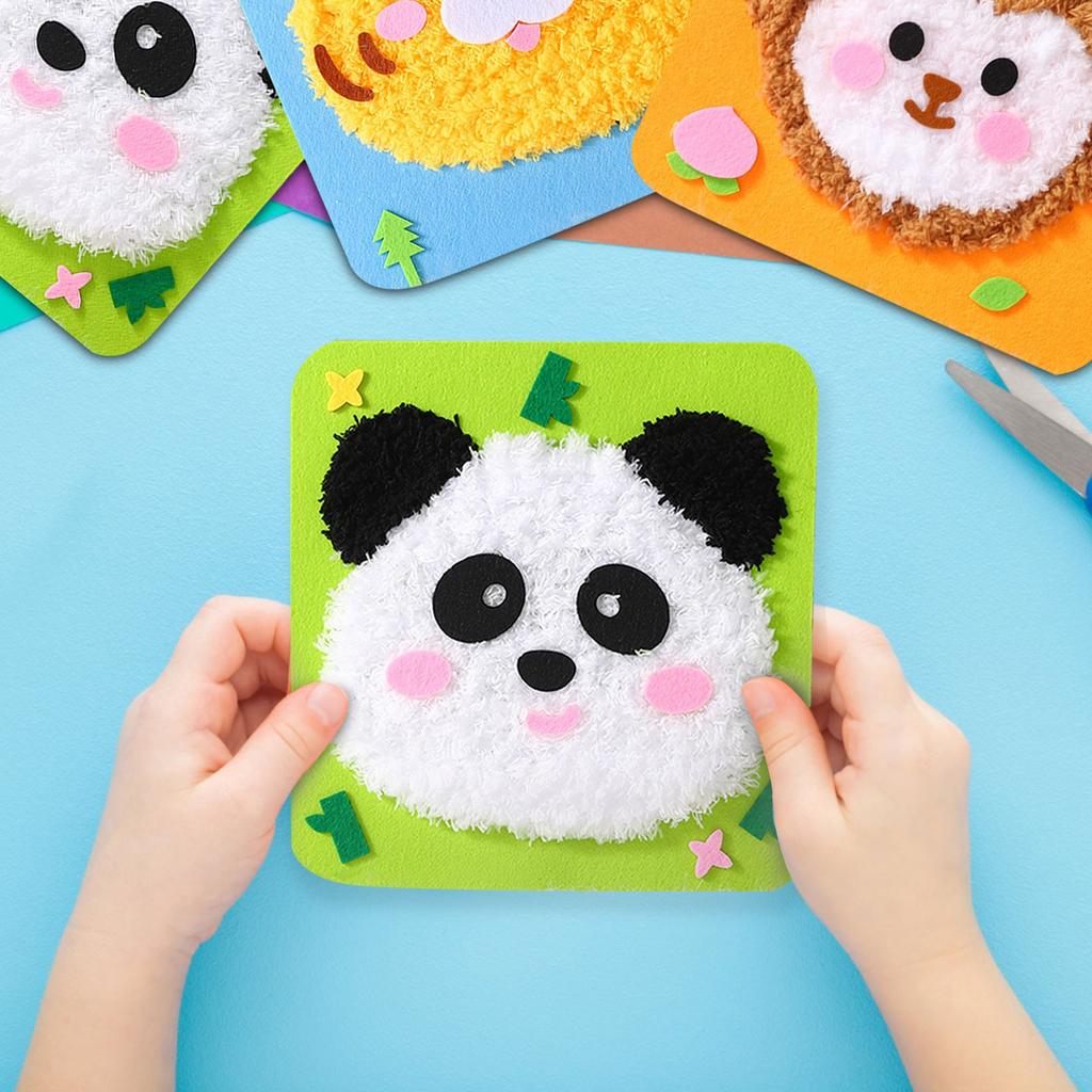 Детская игрушка-головоломка из мультяшного материала своими руками