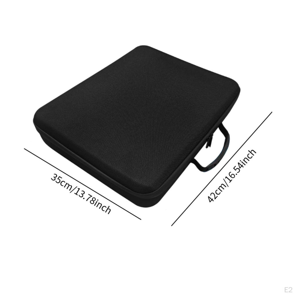 Чехол для переноски мини-тарелок, сумка для хранения с твердой оболочкой и гладкой молнией, компактный, универсальный, ударопрочный