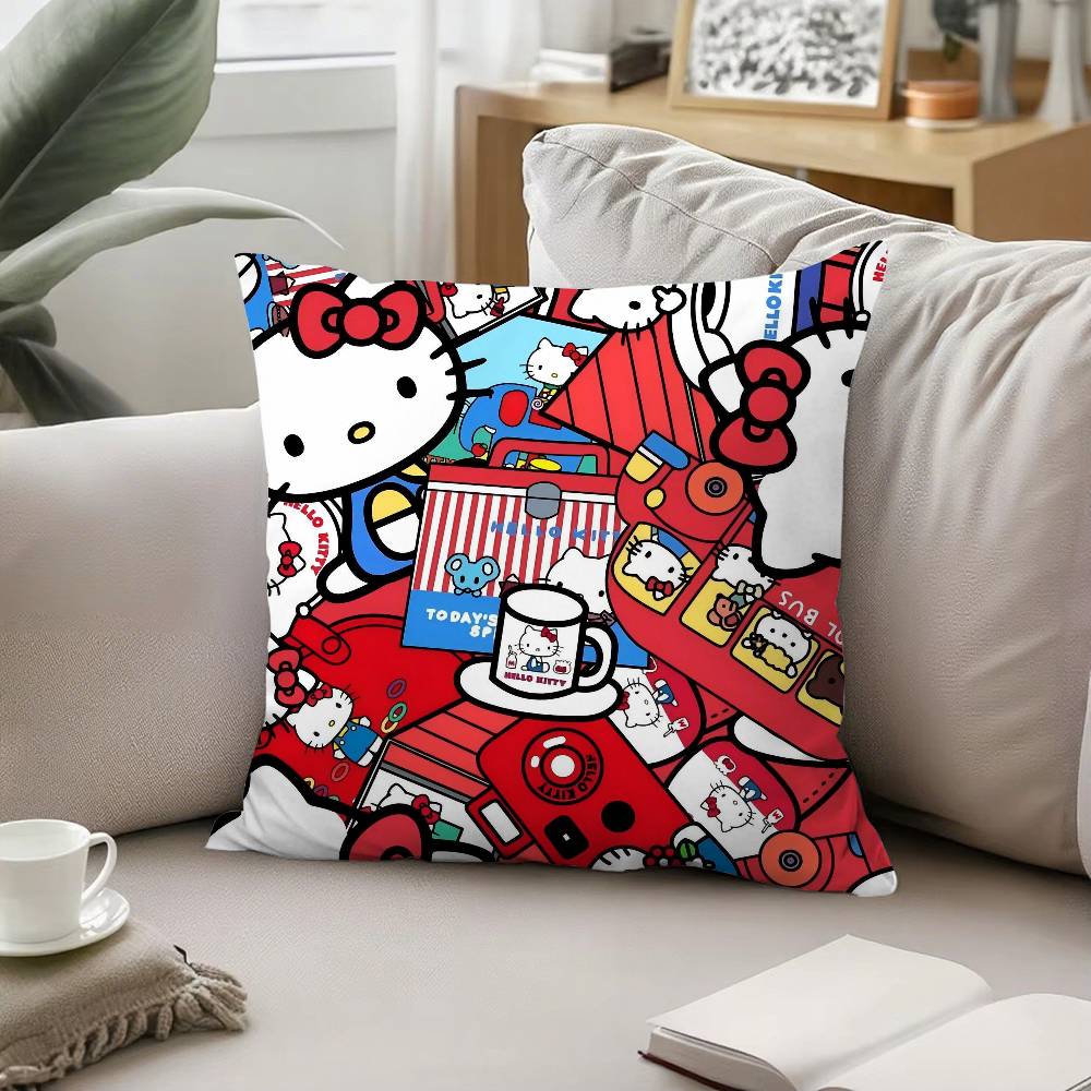 HelloS-K-Kitty Наволочка С Рисунком Наволочка Для Гостиной Подушки На Диван И Декора Спальни