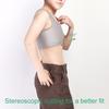 1Pc Breast Front Buckle Polyester Solid Color Lesbian Tomboy Strengthen Flat Chest Binder Short Vest Underwear Trans