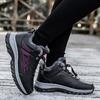 Women's Winter Walking Shoes Waterproof Fleece Boots for Men Wrap Ankle Snow Boots Thick Sole Outdoors Plush Sneakers
