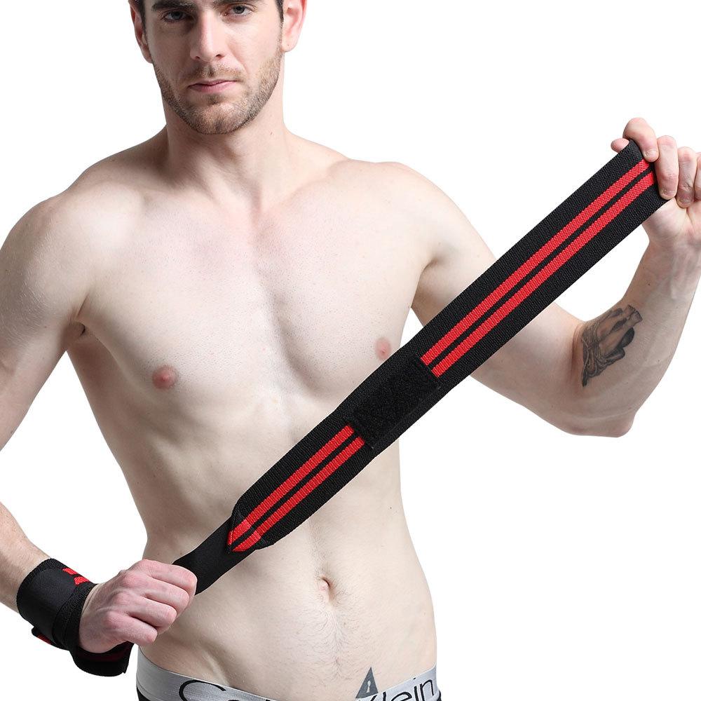 Adjustable Wristband Elastic Wrist Wraps Bandages For Weightlifting Powerlifting Breathable Wrist Support 4 Colors
