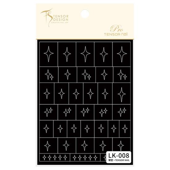 Nail Art Template Creative Heart Star Flower Butterfly Stencil Nail Stickers Decoration DIY Manicure Tool Stamping Spray Cutout Nail Sticker Template