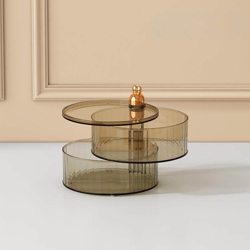 Новогодняя домашняя коробка для конфет для гостиной, роскошная легкая прозрачная тарелка для сухофруктов, новогодняя коробка для хранения ореховых закусок