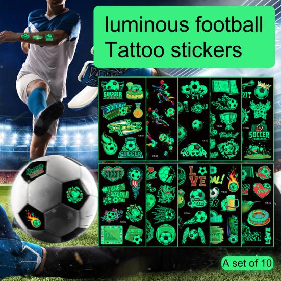 Стильные футбольные татуировки наклейки DIY украшения высокой вязкости