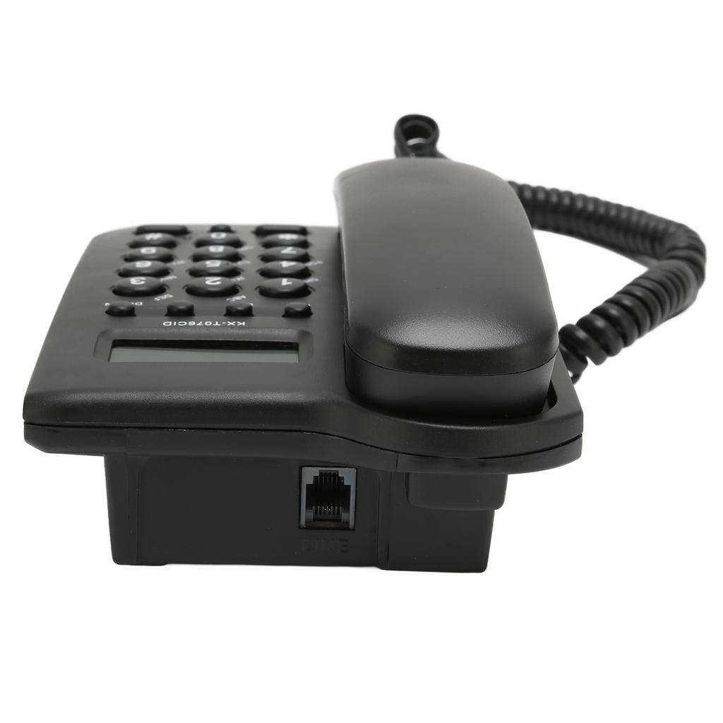 Настольный телефон Caller ID Настенное крепление Минималистичный проводной домашний телефон для дома Отеля Телефонная линия