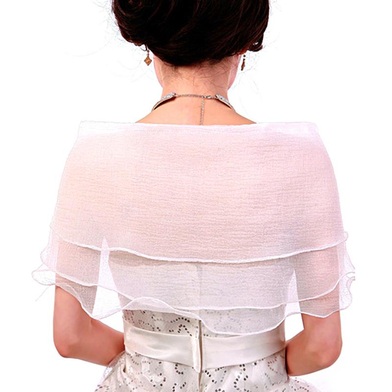 1 шт. однотонная шаль из лесной системы, модное свадебное платье, универсальный бант, пуговицы, тонкий стиль, одно плечо