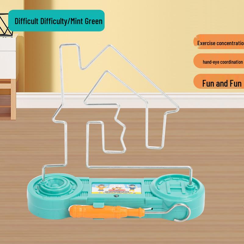 Electromagnetic Hot Wire Maze: Hand-Eye Coordination and Concentration Training Toy