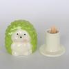 Hedgehog Ceramic Toothpick Holder Ornament, High-end Household Vase, Personalized Creative Light Luxury Tissue Box