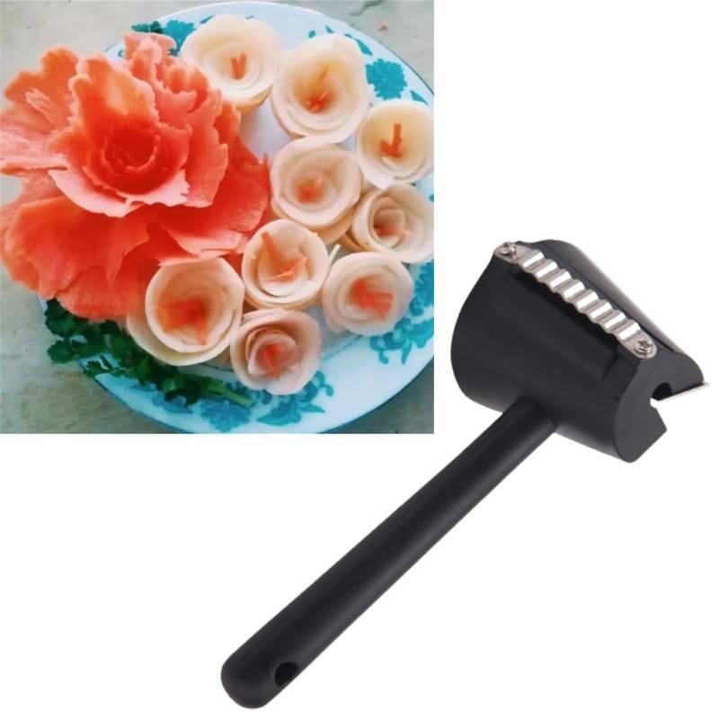 Multi-functional Spiral Funnel Flower Cutter Versatile Kitchen Peeler Device