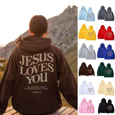 Женская мода, повседневный свободный плюшевый пуловер с длинными рукавами и круглым вырезом с буквенным принтом и веревочной толстовкой