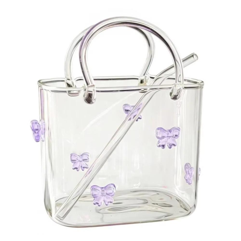 Transparent Fruit Wine Glass Funny Cold Drink Cup Hydroponic Flower Basket Glass Vase Cafe