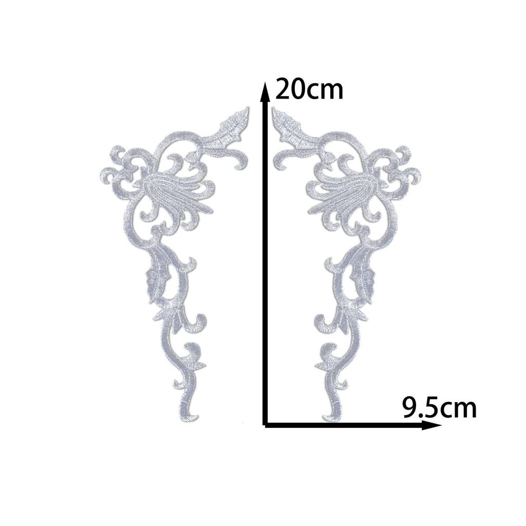 Chinese Embroidery Cloth Sticker Performance Costume Applique Embroidery Diy Handmade Clothing Accessories Drama Patch Dress Decoration