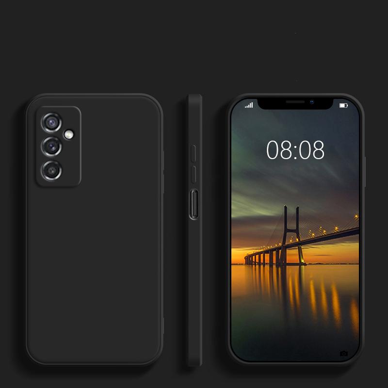 Для Samsung Galaxy M52 5G Чехол Galaxy M23 M33 M53 M52 M12 A13 A33 A53 Чехол Противоударный жидкий силиконовый чехол для телефона Samsung M52 5G