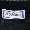 Yves Saint Laurent Вязаный жилет 90-х годов с V-образным вырезом 120 черный Детский Б/У