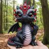 Baby Dragon Figurine Cheeky Dragon Statue Collectible Flip-off Baby Dragon