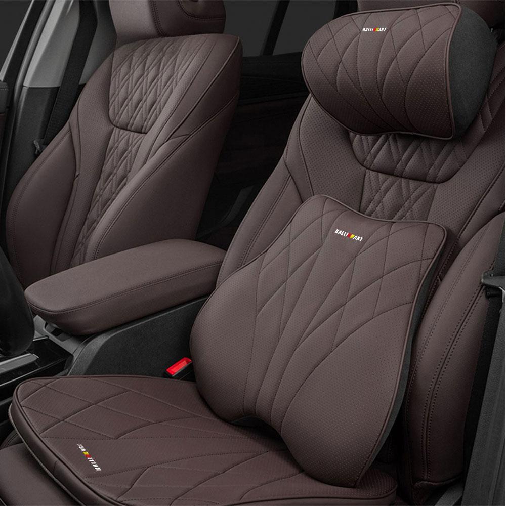cwznhv1 Memory Cotton Car Seat Cover Breathable Neck Pillow Lumbar Support For Mitsubishi Asx Lancer Pajero Outlander L200 Delica Mirage