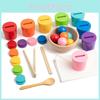 Color Matching Classification Cups Toy For Kids Early Learning Development And