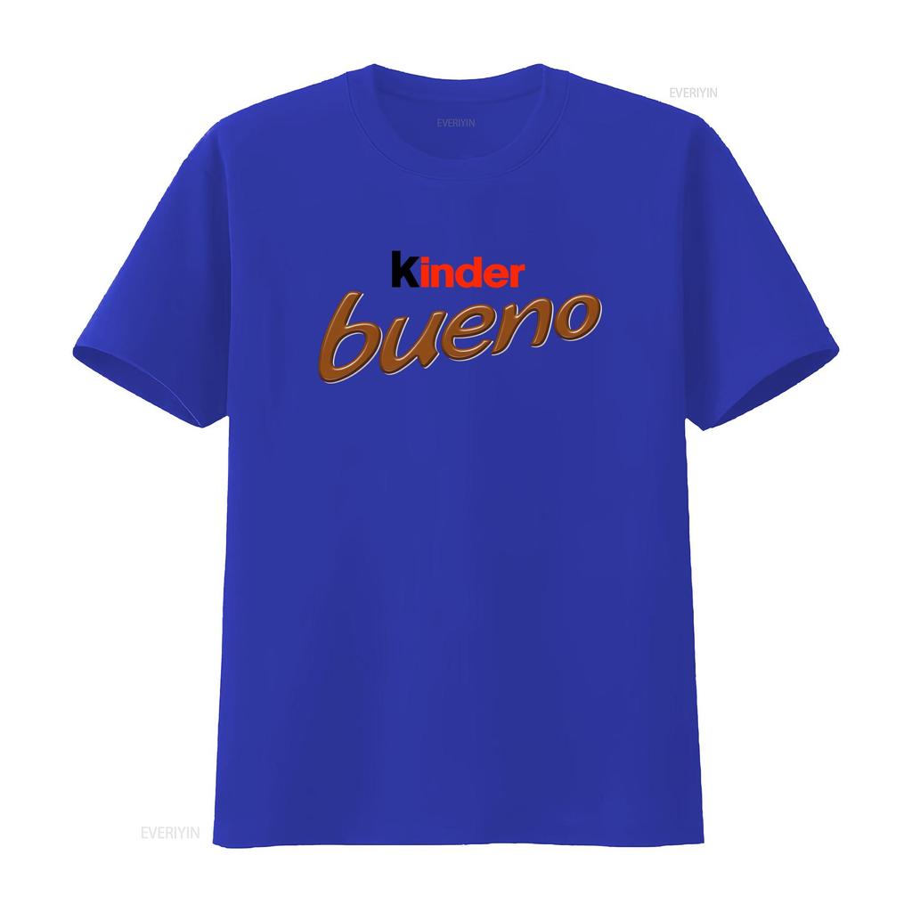 Футболка Kinder Bueno Шоколадная Винтажная Стирка Растянутая Уличный Стиль Дышащая Унисекс Дизайнерская Одежда Стильная Мода