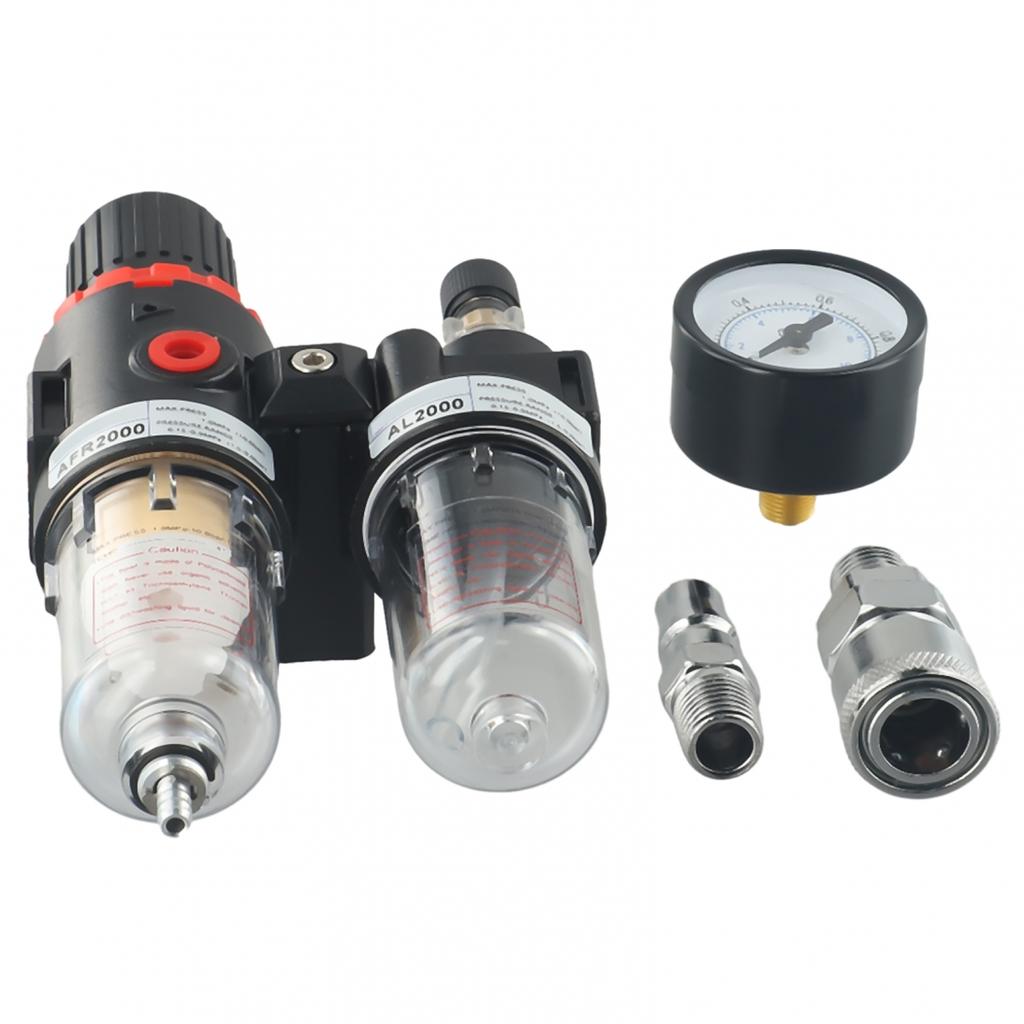 Масло Воздушный компрессор фильтр Водоотделитель Регулятор AFC2000 Инструмент Манометр Аэрограф