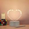 3D ночник DIY доска для письма Акриловый ночник Доска для сообщений Белая основа с ручкой для письма Креативный атмосферный светильник
