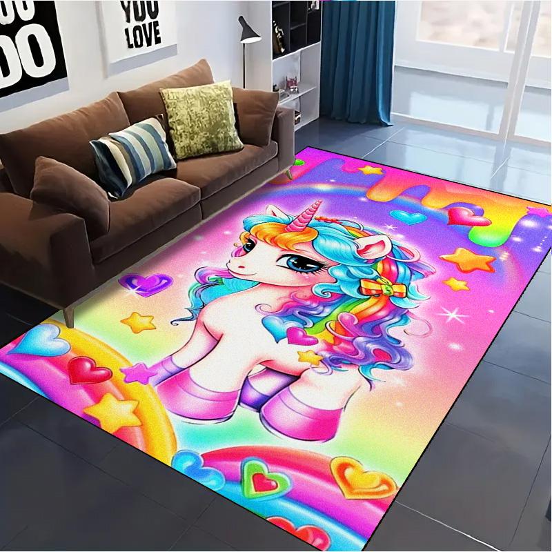 Uni-horse Carpet Rug for Living Room Bedroom Home Sofa Decoration,Kids play Non-slip Floor Mat