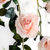 Искусственная розовая цветочная лоза 180 см, искусственная розовая гирлянда, шелковые цветы, свадебный декор, фон для вечеринки, арка, цветочная гирлянда для домашнего подвесного декора, 1 шт.