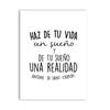 Испанская Позитивная Цитата Принт на Холсте и Постер , Испанская Спальня Современный Декор Картина на Холсте Настенная Картина Украшение для Дома