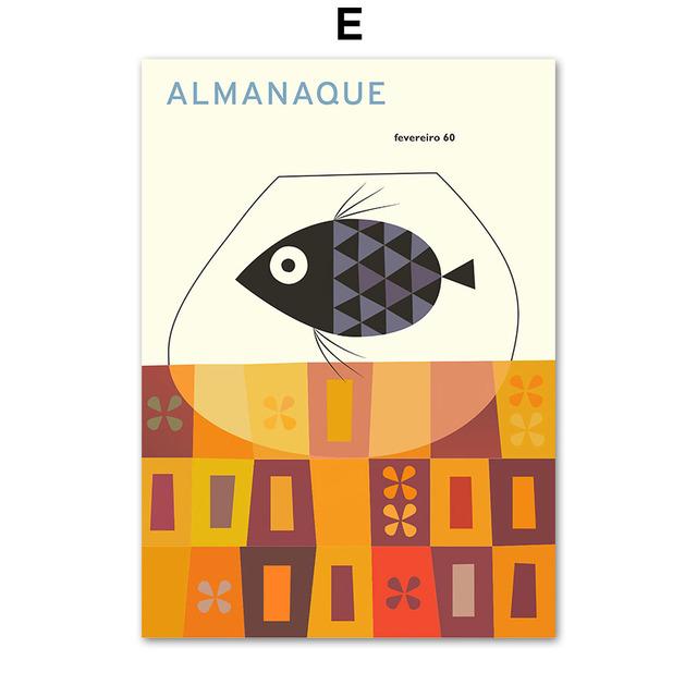 Bauhaus Herman Miller Woodstock Парусный тур Калифорния Холст Фреска Скандинавская тема Плакат Печать Живопись Украшение гостиной