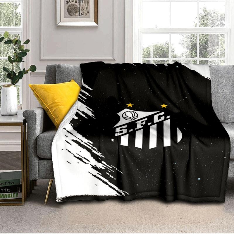 Powerful Football Crest Design Printed Throws Blanket Soft Flannel Blankets for Couch Bed Gifts for Men Women Picnic blanket Christmas gifts