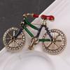 Ретро креативный велосипед брошь булавка женская одежда аксессуары сумка велосипед корсаж