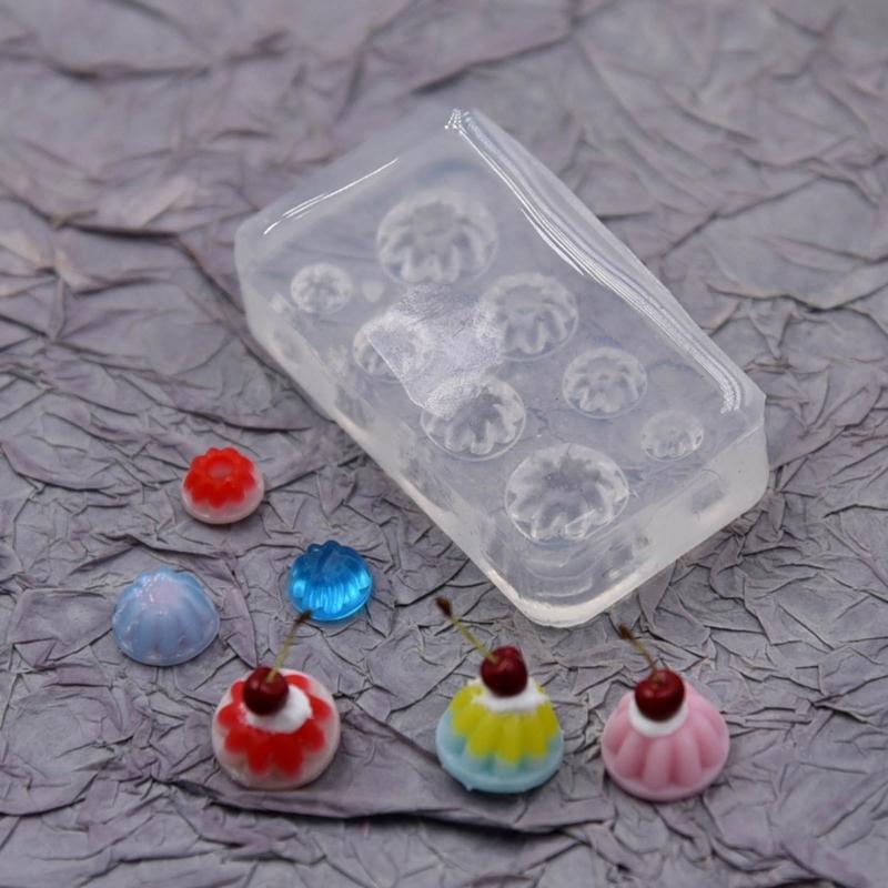 Маленькая форма для пудинга, миниатюрная форма для игры в пищу, формы для эпоксидной смолы для приготовления пищи, силиконовая форма для выпечки