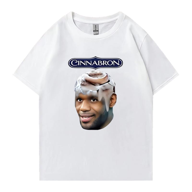 2025 Summer Fashion Cinnabron Graphics Funny Printed Oversized t-shirt Cotton Men Women short sleeve t-shirts Unisex clothing