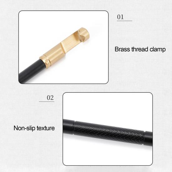 Сетчатый соединительный стержень для стола из прочного алюминиевого сплава с латунными концами, регулируемый, портативный, для кемпинга, складной