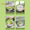 Rotating Drainer Basket Multifunctional Fruit Cleaning Bowl Fruit Vegetable Spinner Kitchen Sink Food Collector