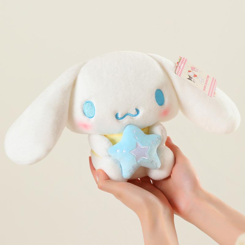Японская Оригинальная Серия Sanrio 'Океан' Плюшевая Игрушка Мультяшный Кролик Киннаморолл Декорация для Спальни Дивана Подарок для Детей и Друзей