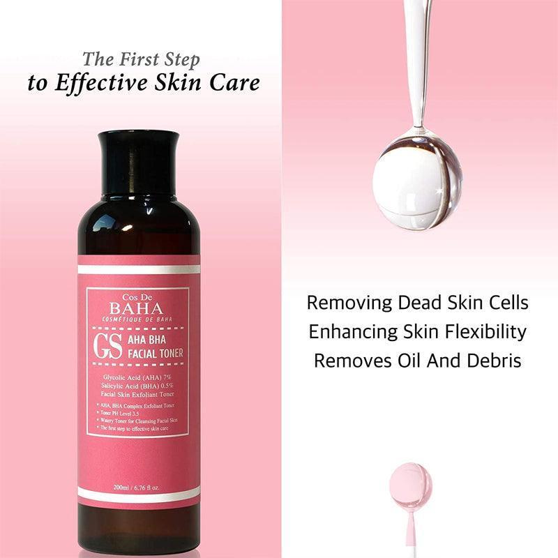 Cos De BAHA Тоник для лица GS AHA BHA 200 мл