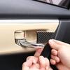 2014-2018 Real Carbon Fiber Interior Door Bowl Sticker Trim For Toyota Corolla