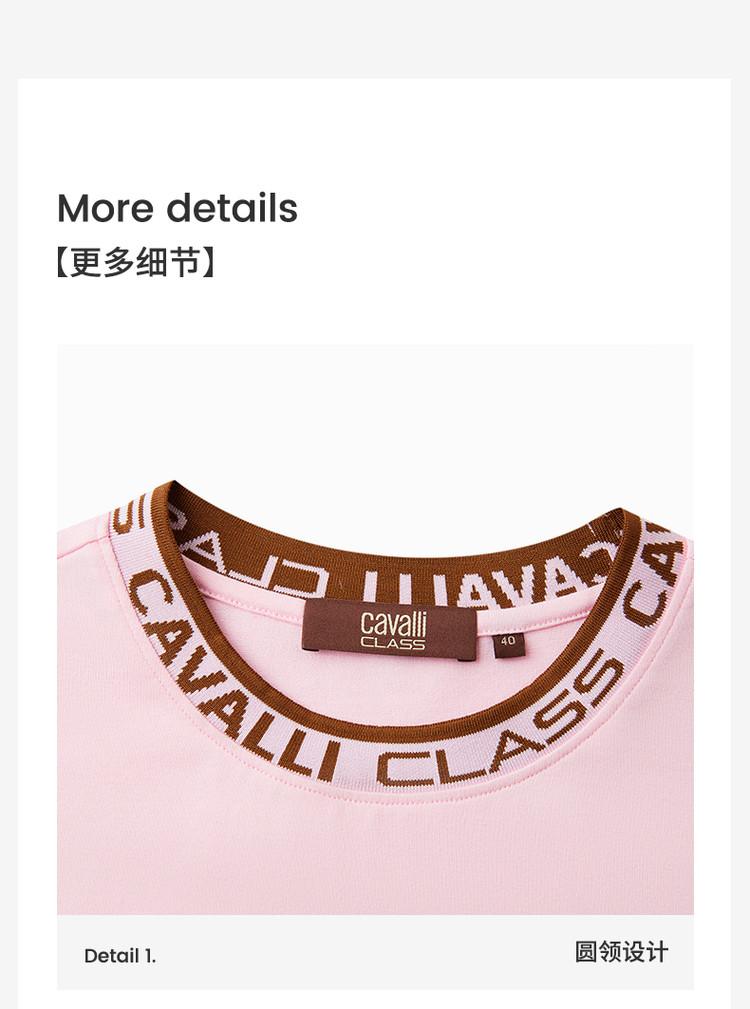 [Collar Letter Printing] Spring and summer pure cotton comfortable, breathable, versatile casual round neck short sleeved women's T-shirt