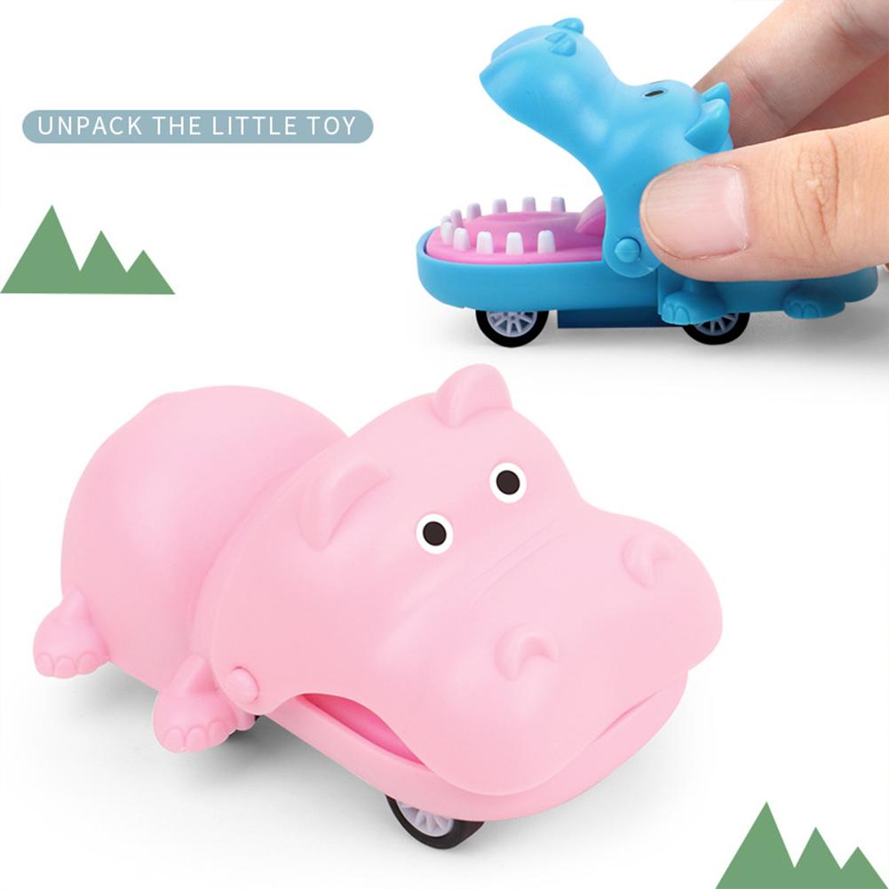 Pull Back Toy Cartoon Crocodile-shaped Bite Hand Toy Mini Pull Back Car Gift